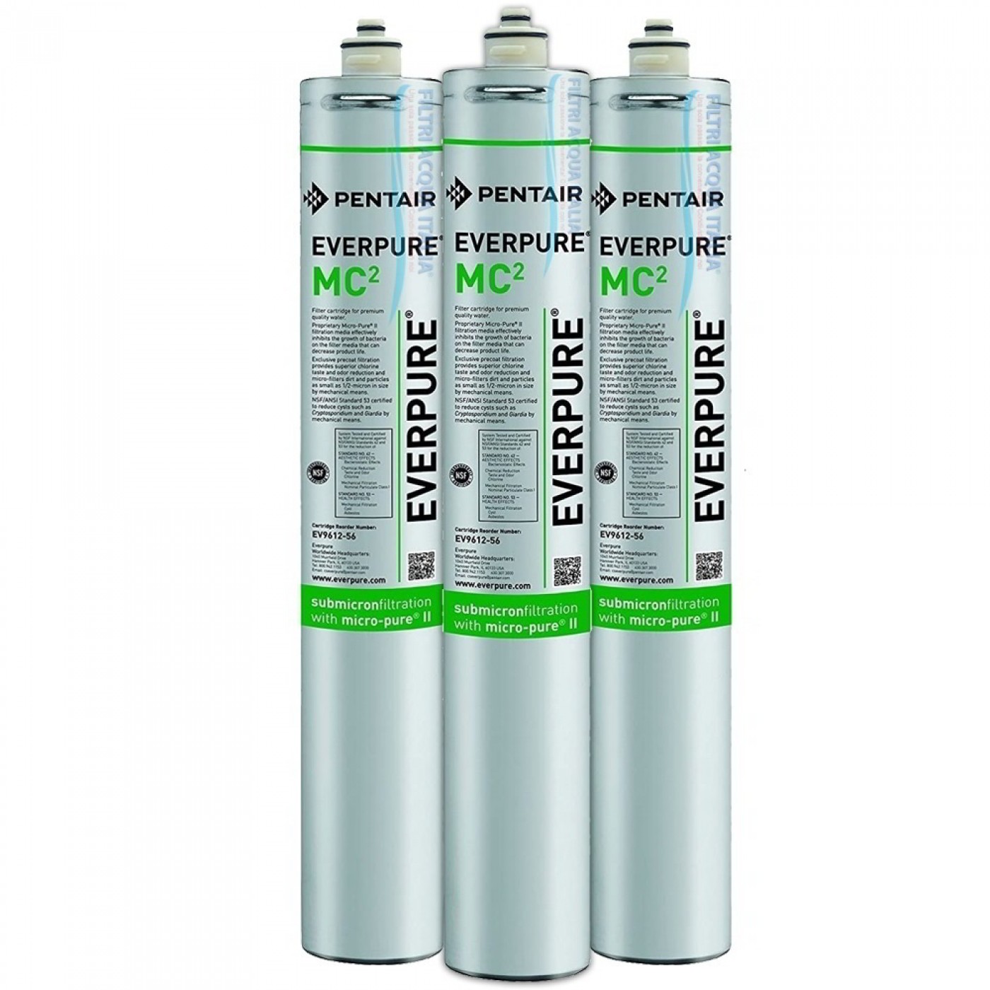 EVERPURE MC2 EV9612-56  Set 3 Pezzi